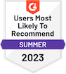 Most Likely To Recommend - Summer 2023